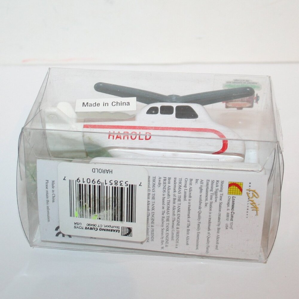Thomas The Train and Friends Train Harold Wood Figure 1994 NIP - Picture 4 of 5
